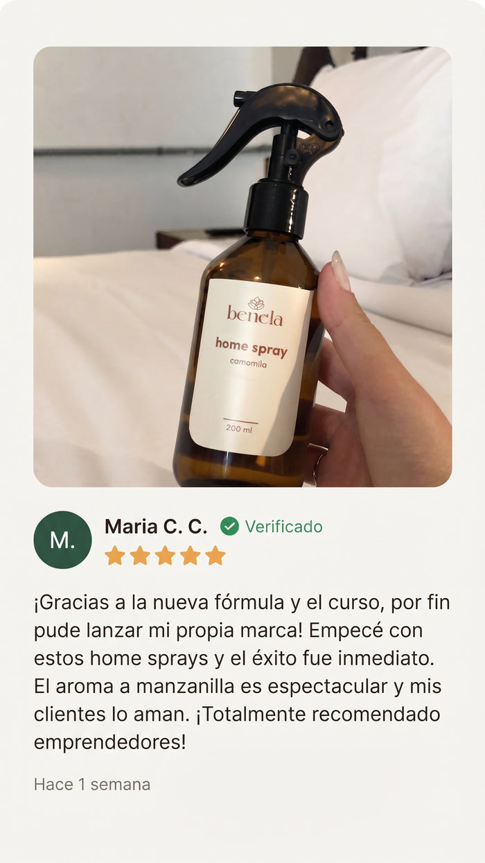 Mensaje de una clienta