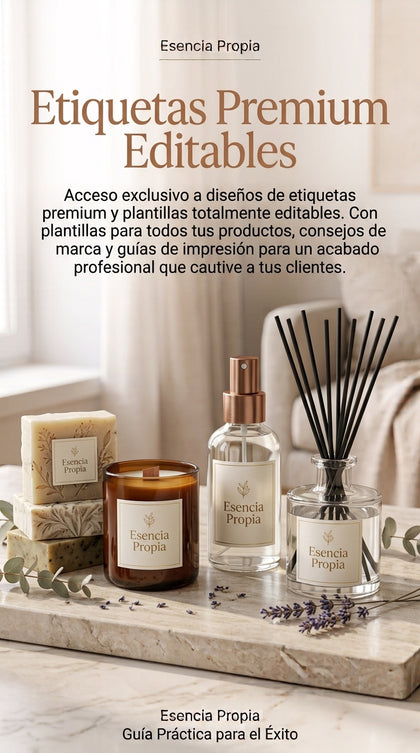 Etiquetas Premium editables