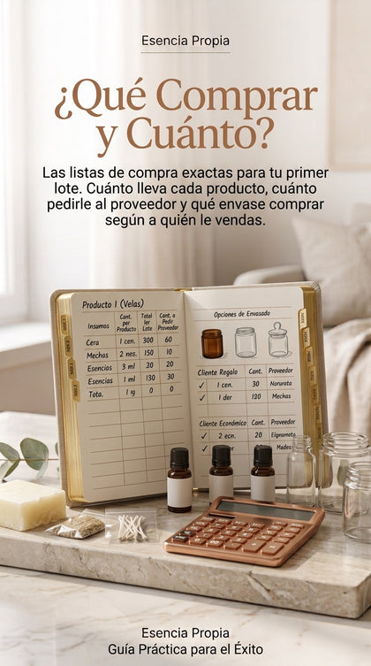 ¿Qué comprar y cuánto?