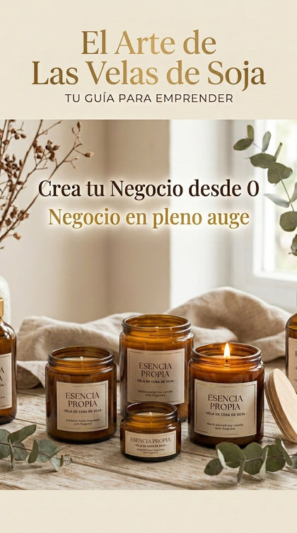 El arte de las velas de soja